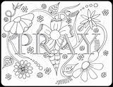 Coloring Prayer Pages Praying Bible Lds Printable Pray Color Colouring Georgia Adult Keeffe Child Adults Lords Sheets Children Serenity Template sketch template