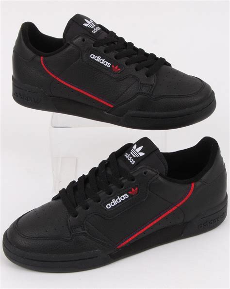 adidas continental  trainers black  casual classics