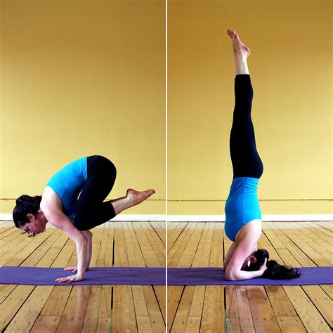 balancing yoga sequence popsugar fitness
