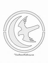 Sigil Thrones Game House Arryn Stencil Stencils Sigils Houses Coloring Template Pages Freestencilgallery Templates Pumpkin Crest Games Family Got Choose sketch template