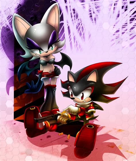 Rouge The Bat And Shadow By Archiven On Deviantart