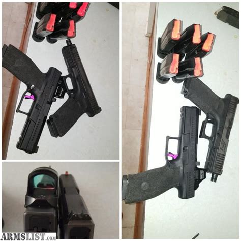 armslist  sale custom glock   cz pf
