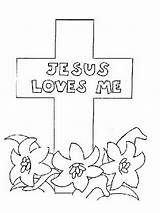 Friday Good Coloring Pages Kids Printable Color Easter Pintables Sunday Print Cross Jesus sketch template