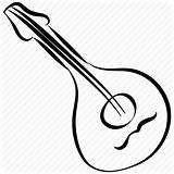 Music Lute Drawing Mandolin Getdrawings Drawings sketch template