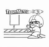 Coloring Teenymates sketch template