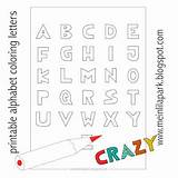 Alphabet Coloring Printable Letters Ausmal Freebie Ausdruckbares August sketch template