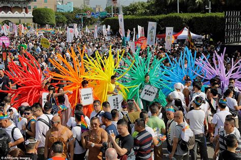 asia s largest gay pride parade ahead of vote on same sex