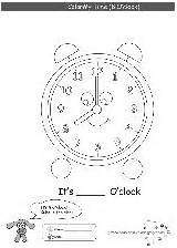 Time Coloring Pages sketch template