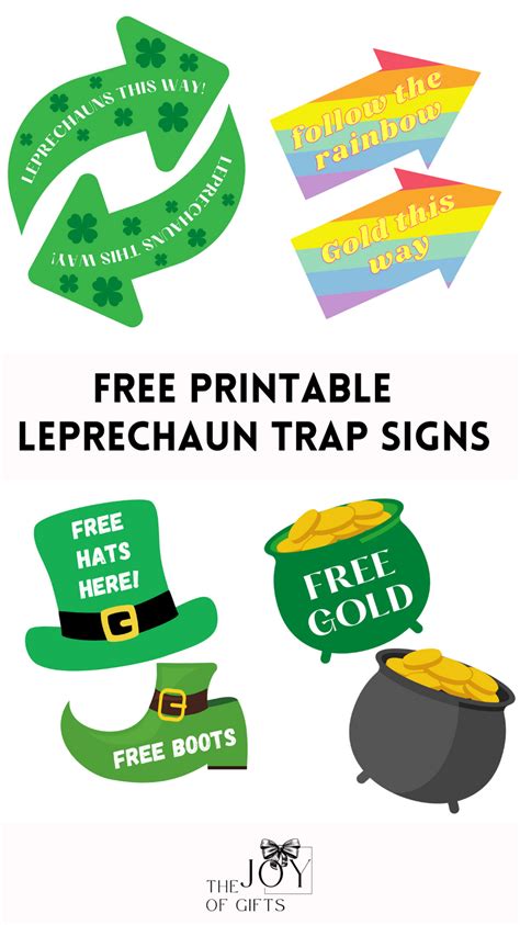 build  leprechaun trap    signs  joy  gifts