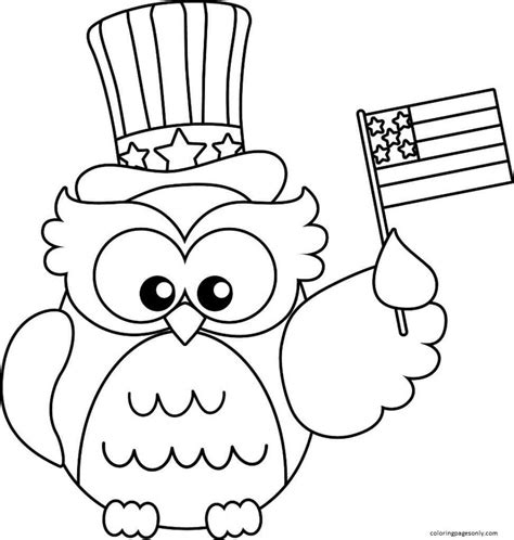 happy   july  coloring page  printable coloring pages