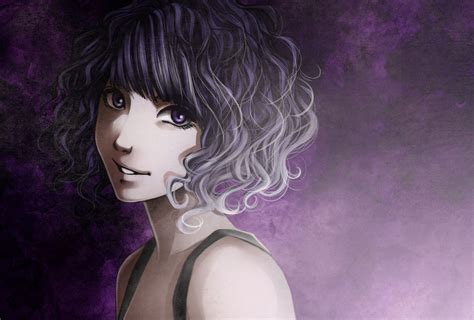 anime girl with curly hair wallpapers wallpaper cave