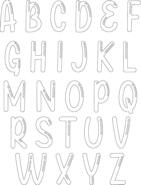 abc bubble letters printable
