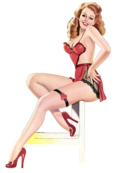 sexy red lingerie pin up girl pop map poster classic