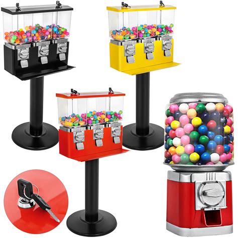 gumball machine candy vending  stand bubble gum dispenser bank