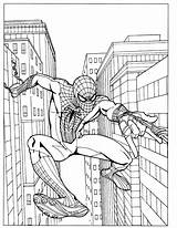 Coloring Spider Man Amazing Pages Color Printable Getcolorings Wonderful Colorings sketch template