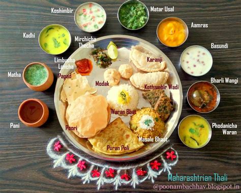 maharashtrian thali indian food recipes vegetarian indian food