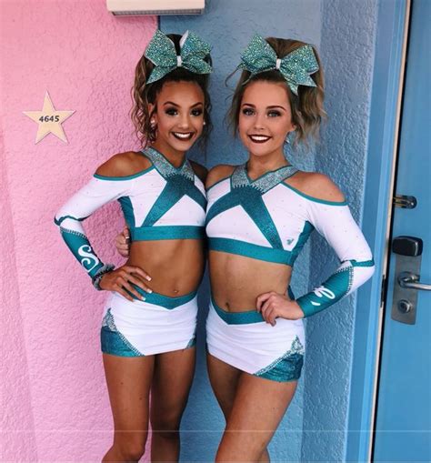 pin by kelsey on senior elite se4l cheerleading outfits cheer poses