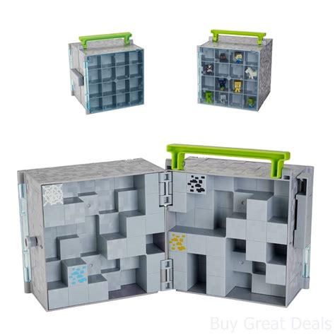 minecraft mini figure collector case  craft toys toy storage