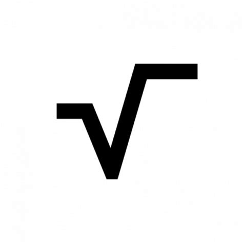 icon square root