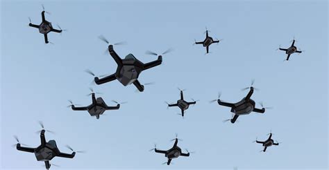 drone swarm geodetics
