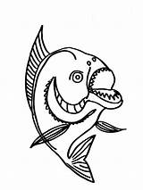 Coloring Piranha Pages Eel Piranhas Moray Color Gulper Printable Print Designlooter Getcolorings Getdrawings Fish 64kb 1000px Library Clipart Comments Sketch sketch template