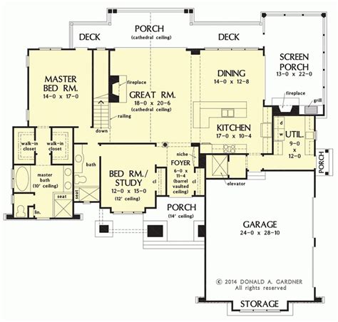 unique ranch house floor plans  walkout basement  home plans design