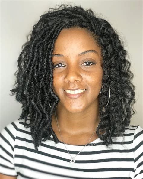Image May Contain 1 Person Stripes And Closeup Faux Locs Hairstyles