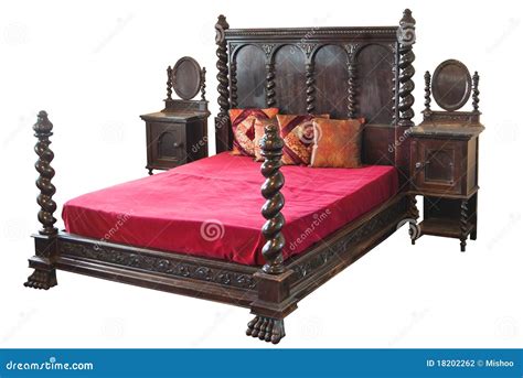 bed stock photo image  isolated size classic