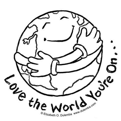 information world earth day coloring pages