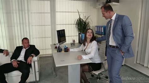 Office Slut Gabrielle Lati Gets Double Penetrated During