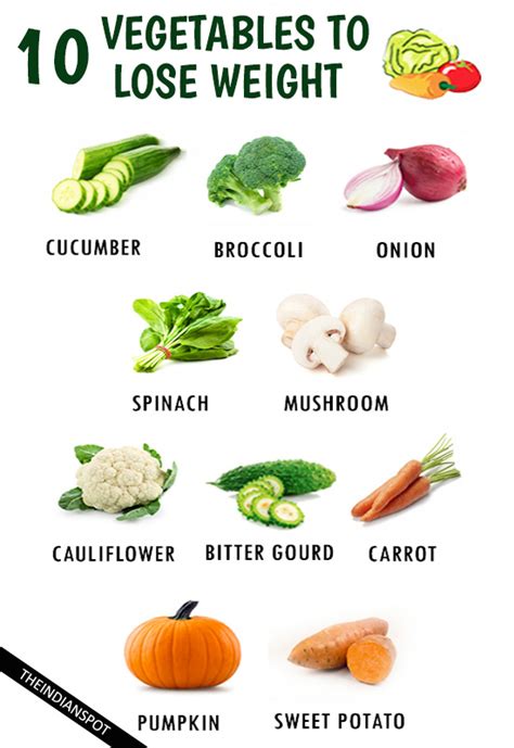 top  healthy vegetables  quickly lose weight