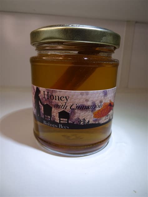 Honey With Cinnamon 227g Bishops Bees