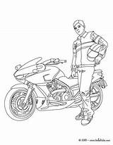 Colorir Piloto Hellokids Ganador Yodibujo Corrida Dibujo Motorrad Carabineros Police Drucken Farben Carabinero sketch template