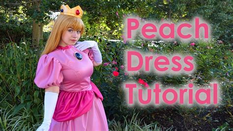 Princess Peach Cosplay Tutorial Part 1 Dress Youtube