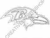 Ravens Baltimore sketch template