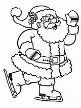 Coloring Christmas Pages Santa Claus Colouring Sheets Clipart Kids Printable Print Father Holiday Tree Cartoon Book Disney sketch template