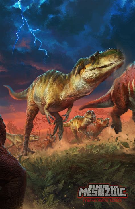 artstation beast   mesozoic tyrannosaur series albertosaurus