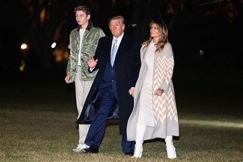 Barron Trump’s New Balance Shoes Are Glowing In The Dark