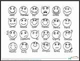 Coloring Faces Printable Sheet Feeling Feelings Emotions Emotion Chart Choose Board Colors Social sketch template