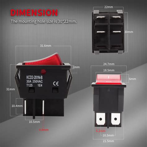 lighted rocker switch wiring diagram  pin shelly lighting