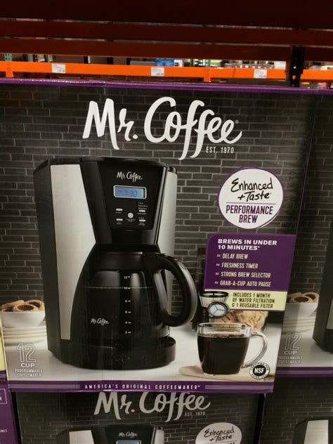 Costco 1195747 Mr Coffee 12 Cup Programmable Coffee Maker Box