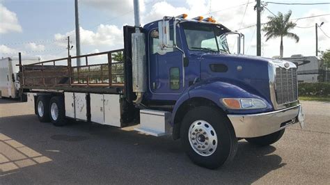 peterbilt flatbed trucks  florida  sale  trucks  buysellsearch