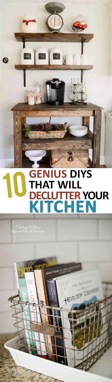 genius diys   declutter  kitchen