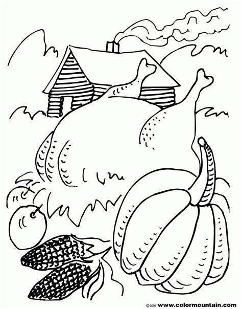 thanksgiving harvest coloring pages coloring home