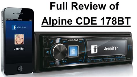 full review  alpine cde bt  germandeutsch youtube