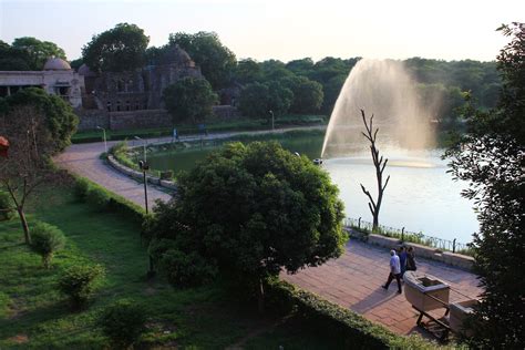 deer park  hauz khas lake hoofs  shoes tread india travel blog