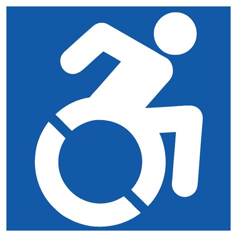 handicap logo vector clipart