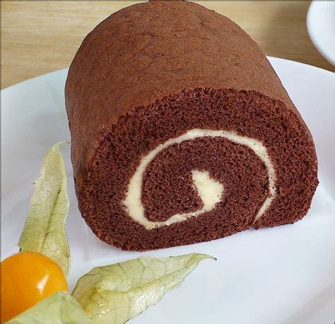 japanese chocolate roll cake recipe