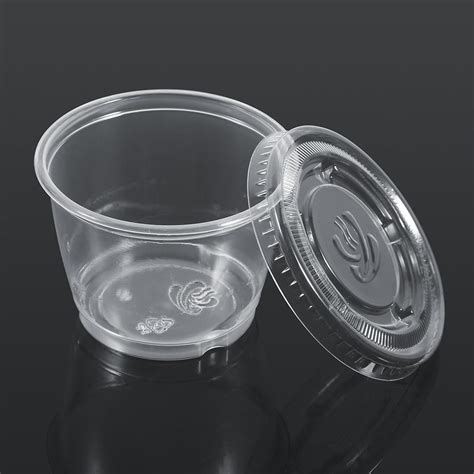 mgaxyff disposable sauce cup clear sauce cup sizes pcs disposable plastic clear sauce