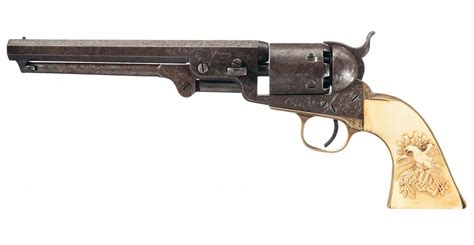Civil War Factory Panel Scene Engraved Colt Model 1851